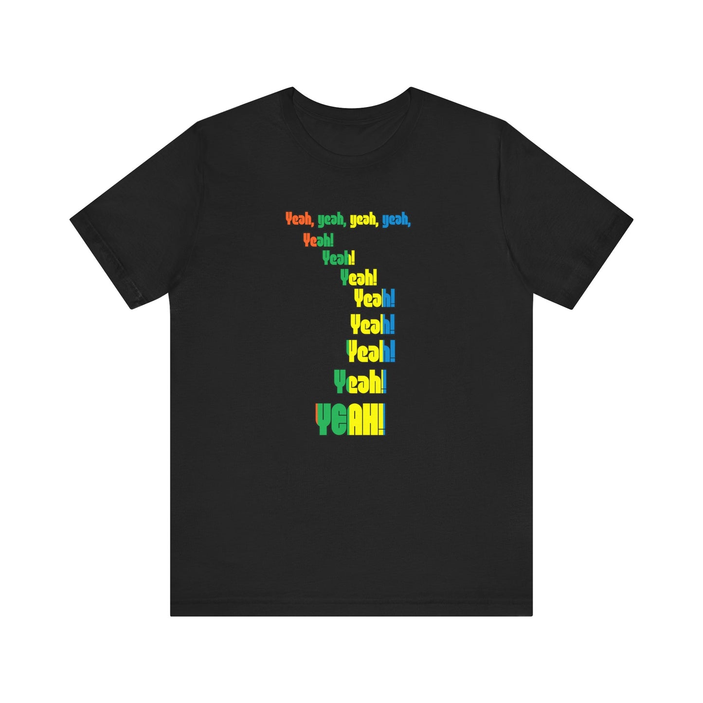 'Yeah!' Unisex Jersey Tee | Casual Wear, Music Lovers Gift, Festival Outfit, Everyday Comfort, Unisex T-Shirt