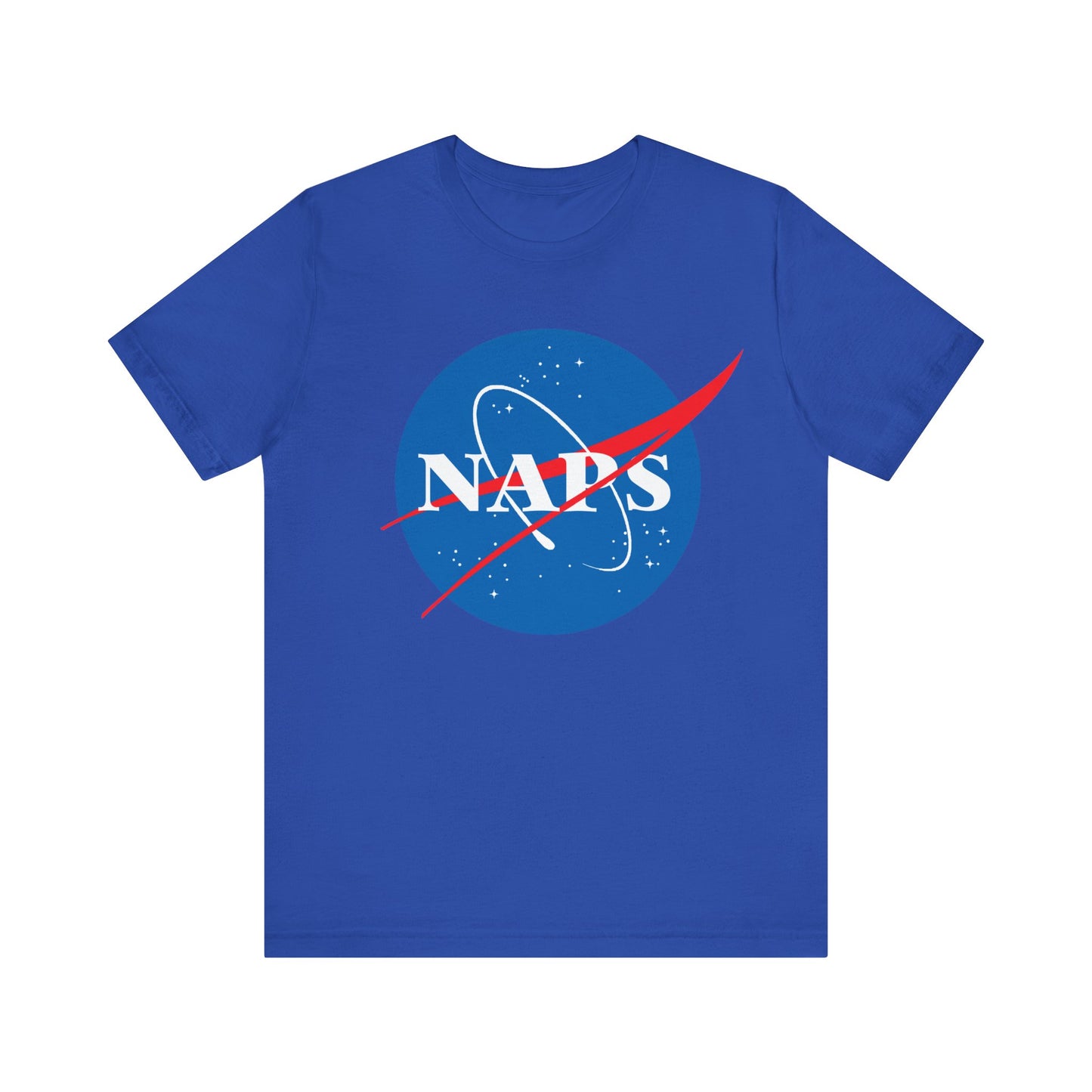 NASA Naps Unisex Tee, Funny Space Shirt, Gift for Astronomers, Space Lovers T-Shirt, Gift for Nap Lovers, Science Humor Apparel