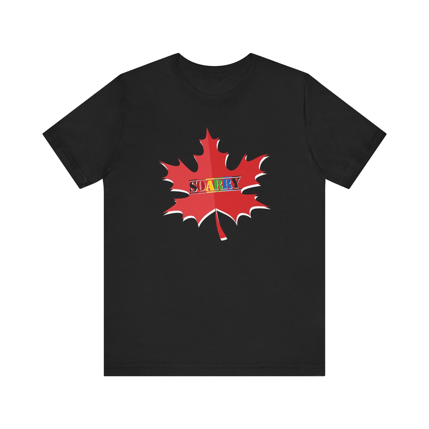 SOARRY Tee: Unisex Jersey Shirt, Maple Leaf Design, Gift for All
