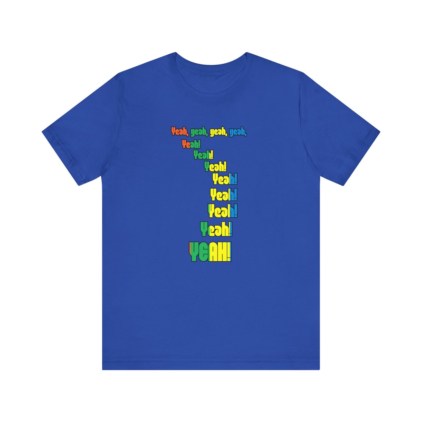 'Yeah!' Unisex Jersey Tee | Casual Wear, Music Lovers Gift, Festival Outfit, Everyday Comfort, Unisex T-Shirt