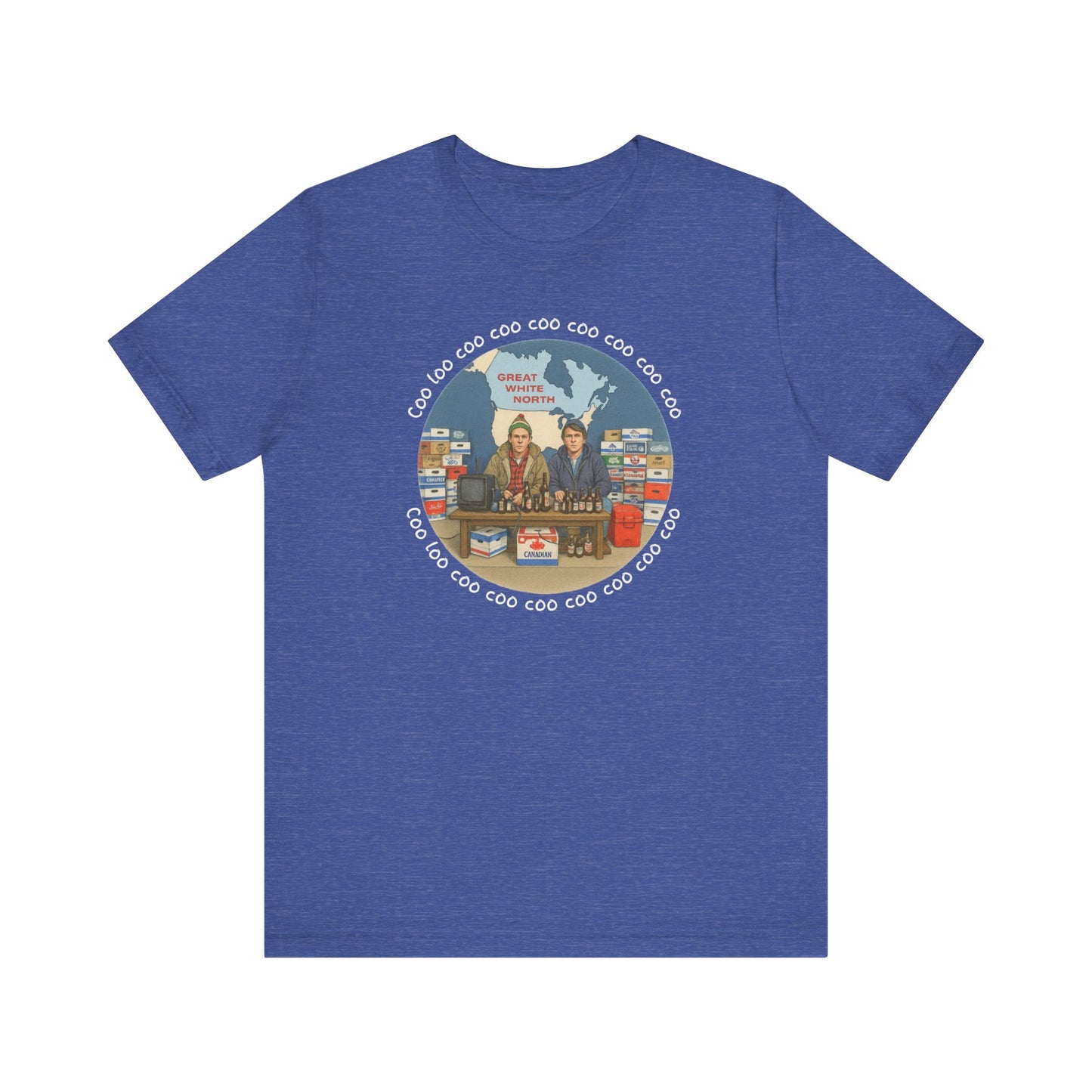 Coo Loo Coo Coo Coo Coo Coo - Cozy Retro Graphic Tee, Casual Unisex Shirt for Outdoors, Perfect Gift for Friends, Travel, Everyday Wear, Summer Fun