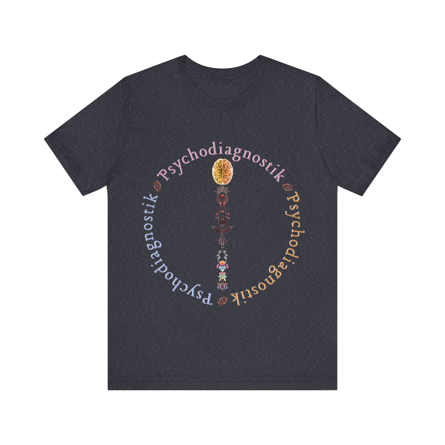 Psychodiagnostik Unisex Tee, Psychology Humor Graphic Shirt, Casual Everyday Wear, Gifts for Students, Unique Art T-Shirt