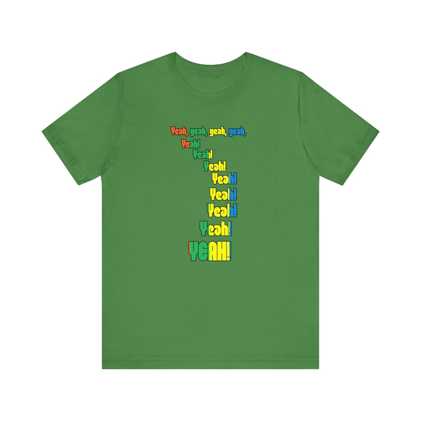'Yeah!' Unisex Jersey Tee | Casual Wear, Music Lovers Gift, Festival Outfit, Everyday Comfort, Unisex T-Shirt