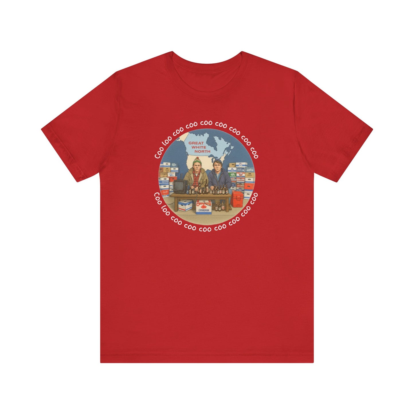Coo Loo Coo Coo Coo Coo Coo - Cozy Retro Graphic Tee, Casual Unisex Shirt for Outdoors, Perfect Gift for Friends, Travel, Everyday Wear, Summer Fun