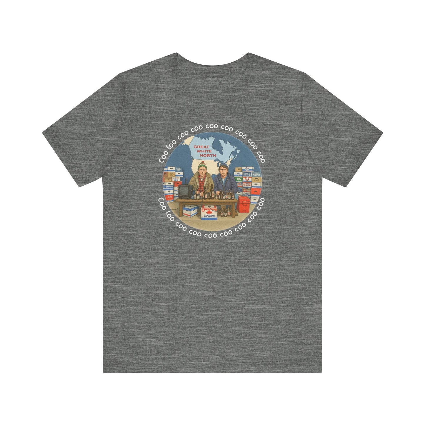 Coo Loo Coo Coo Coo Coo Coo - Cozy Retro Graphic Tee, Casual Unisex Shirt for Outdoors, Perfect Gift for Friends, Travel, Everyday Wear, Summer Fun