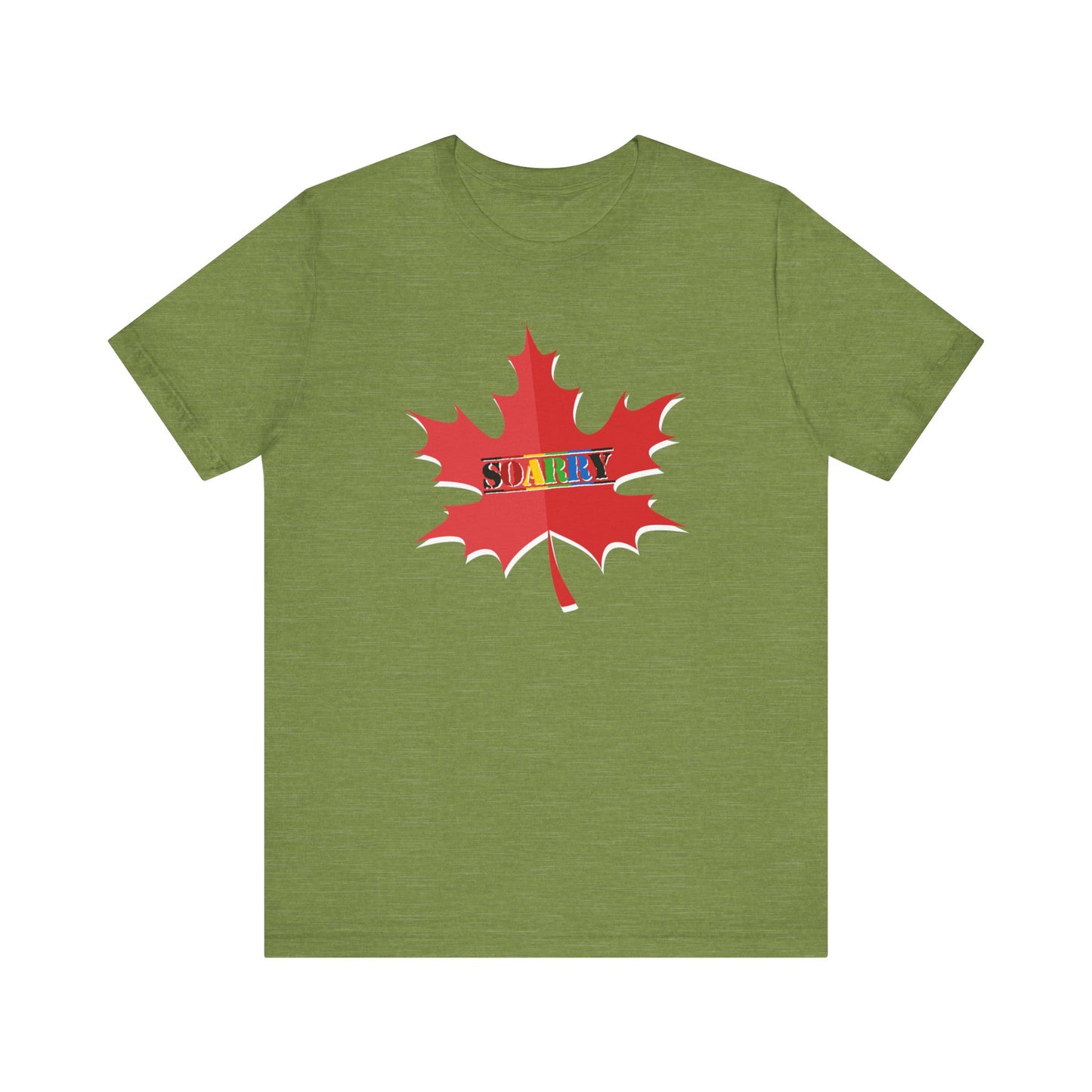 SOARRY Tee: Unisex Jersey Shirt, Maple Leaf Design, Gift for All