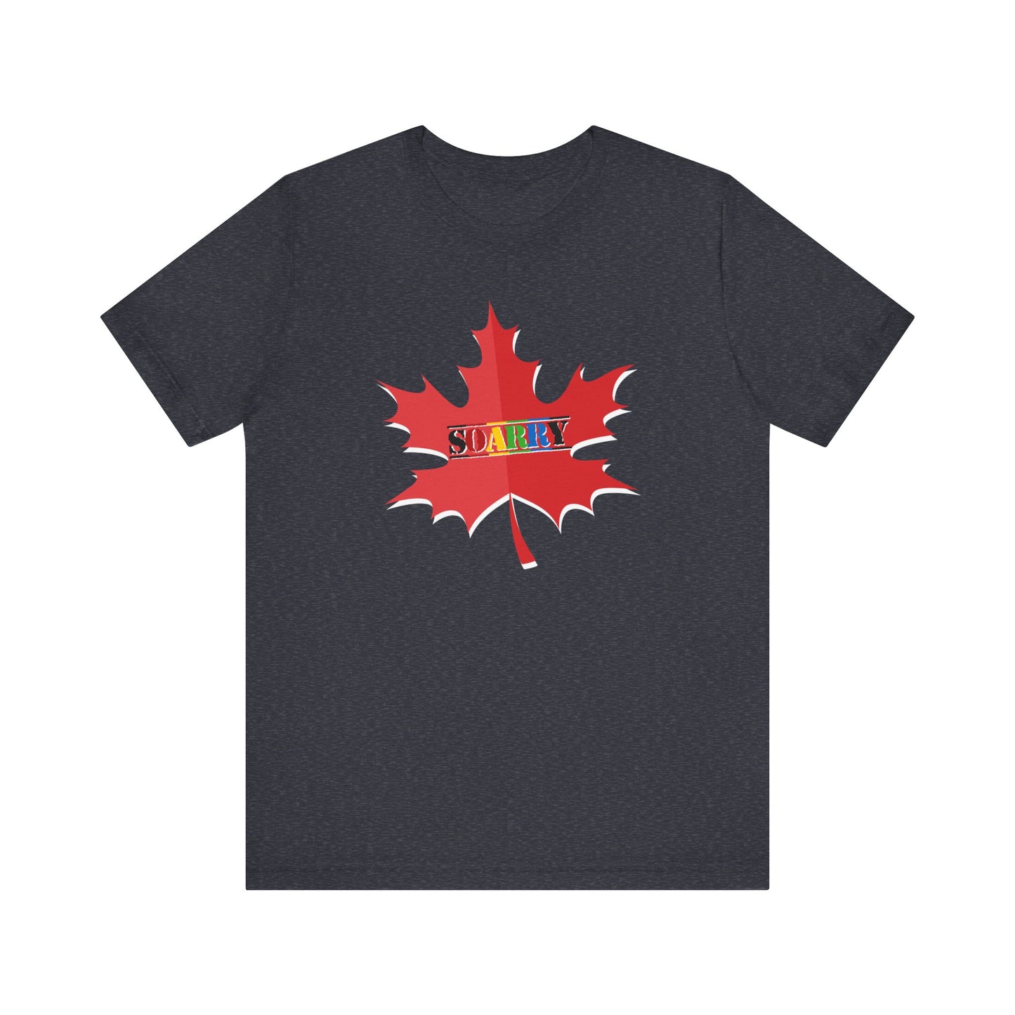 SOARRY Tee: Unisex Jersey Shirt, Maple Leaf Design, Gift for All