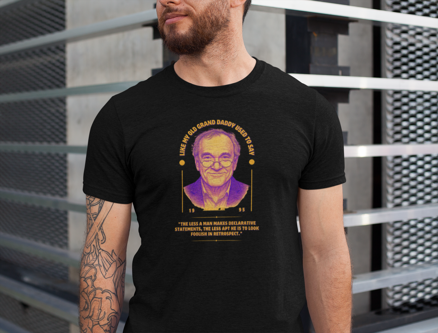 Grand Daddy Legend Quote Tee, Movie Lover Gift, Unisex Short Sleeve Shirt, Inspirational Gift, Family Love Shirt, Memories Shirt, Fun Casual Wear