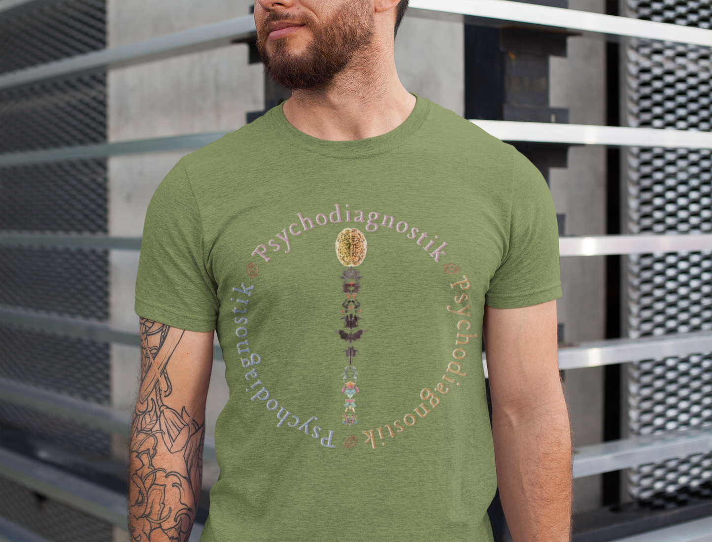 Psychodiagnostik Unisex Tee, Psychology Humor Graphic Shirt, Casual Everyday Wear, Gifts for Students, Unique Art T-Shirt