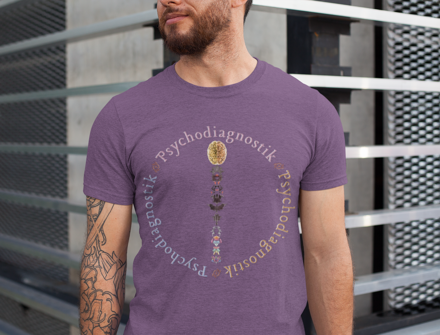 Psychodiagnostik Unisex Tee, Psychology Humor Graphic Shirt, Casual Everyday Wear, Gifts for Students, Unique Art T-Shirt