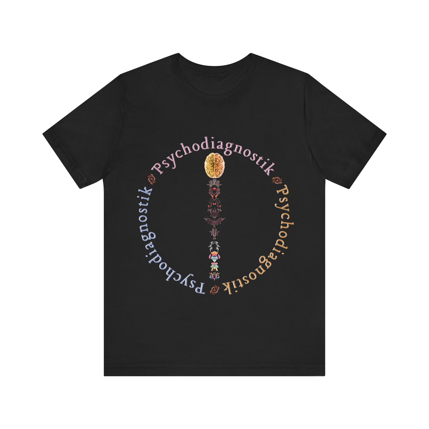 Psychodiagnostik Unisex Tee, Psychology Humor Graphic Shirt, Casual Everyday Wear, Gifts for Students, Unique Art T-Shirt