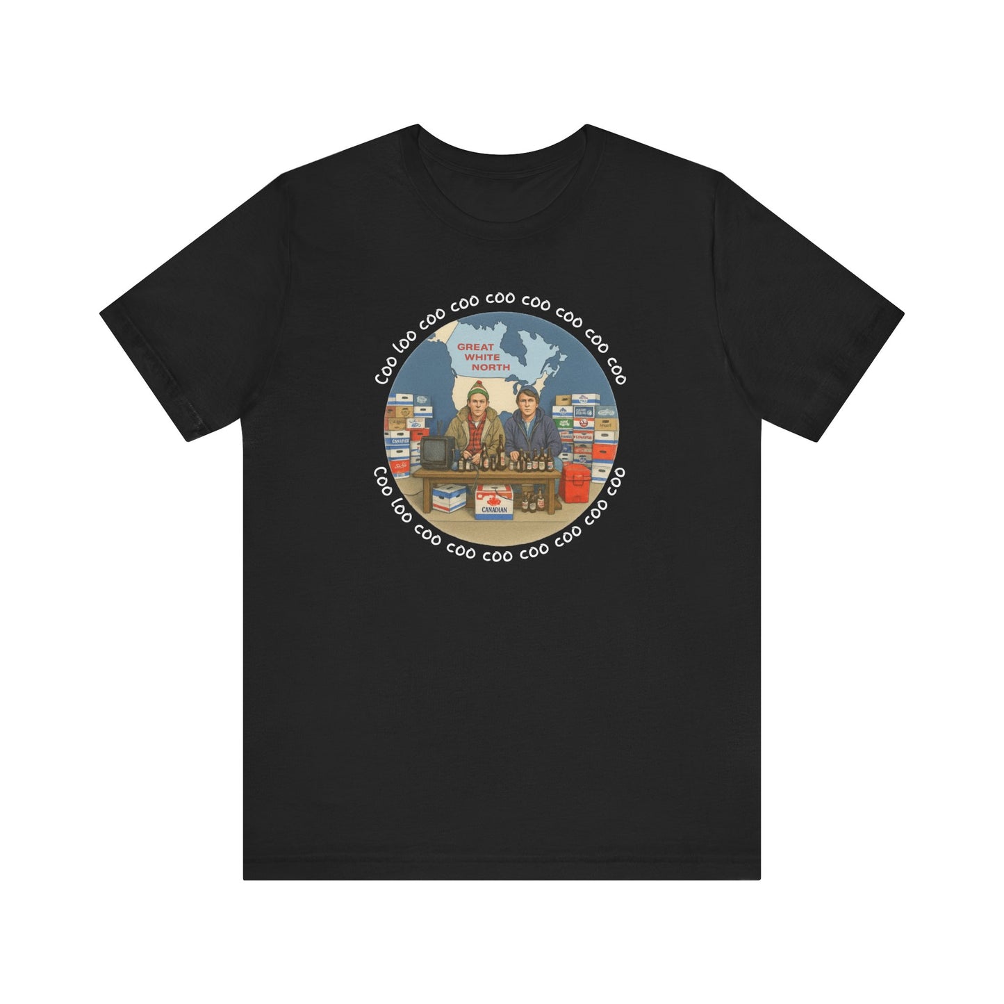 Coo Loo Coo Coo Coo Coo Coo - Cozy Retro Graphic Tee, Casual Unisex Shirt for Outdoors, Perfect Gift for Friends, Travel, Everyday Wear, Summer Fun