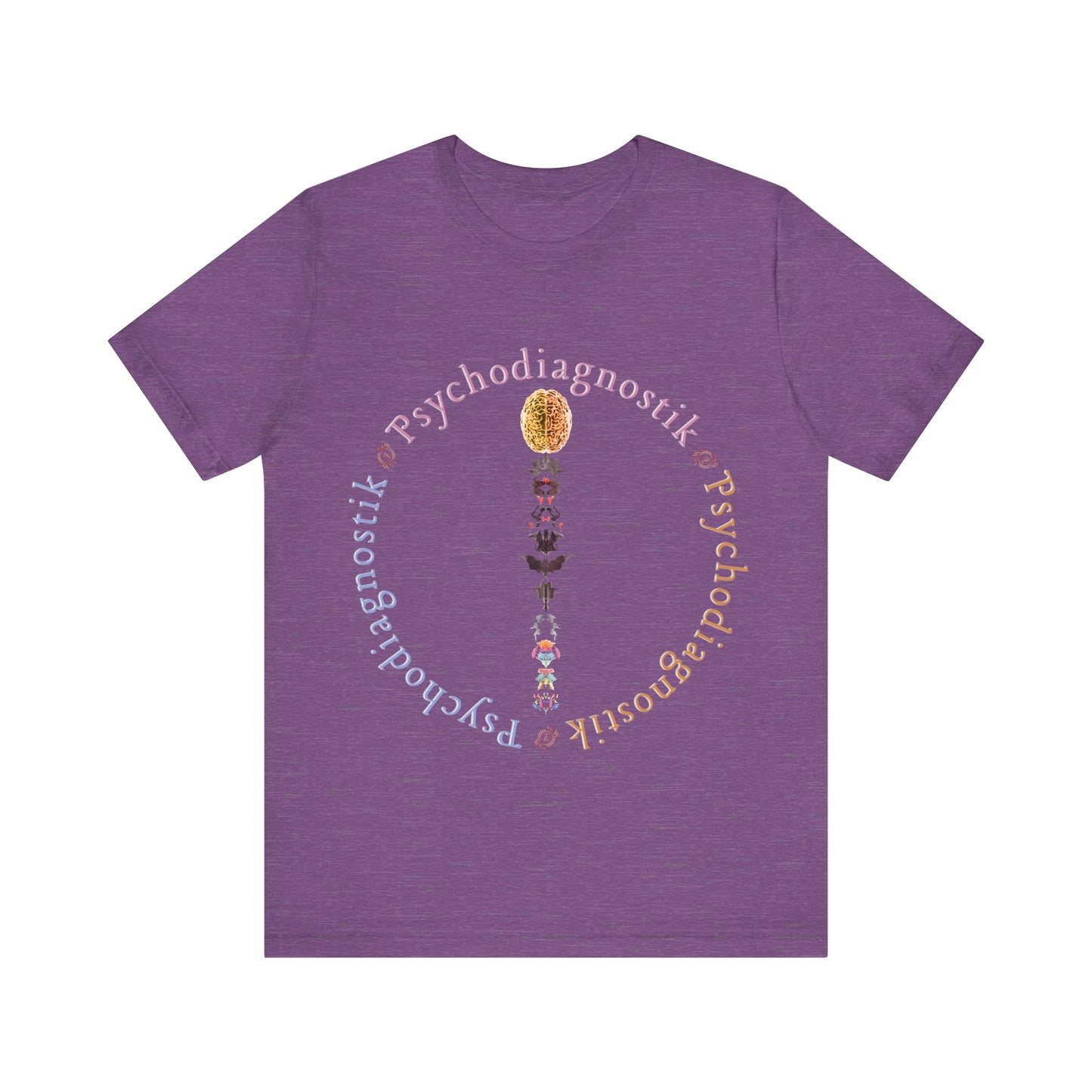 Psychodiagnostik Unisex Tee, Psychology Humor Graphic Shirt, Casual Everyday Wear, Gifts for Students, Unique Art T-Shirt