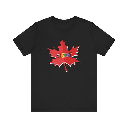 SOARRY Tee: Unisex Jersey Shirt, Maple Leaf Design, Gift for All