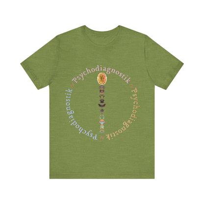 Psychodiagnostik Unisex Tee, Psychology Humor Graphic Shirt, Casual Everyday Wear, Gifts for Students, Unique Art T-Shirt
