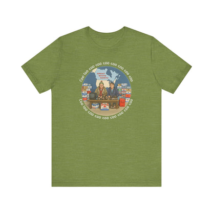 Coo Loo Coo Coo Coo Coo Coo - Cozy Retro Graphic Tee, Casual Unisex Shirt for Outdoors, Perfect Gift for Friends, Travel, Everyday Wear, Summer Fun