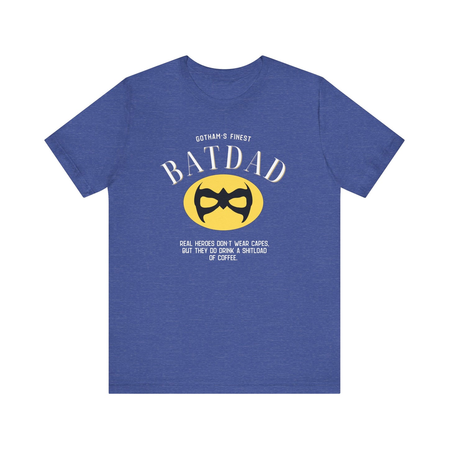 Funny Batdad T-Shirt, Hero Dad Shirt, Father's Day Gift, Unisex Tee, Geeky Dad Apparel, Coffee Lover Tee