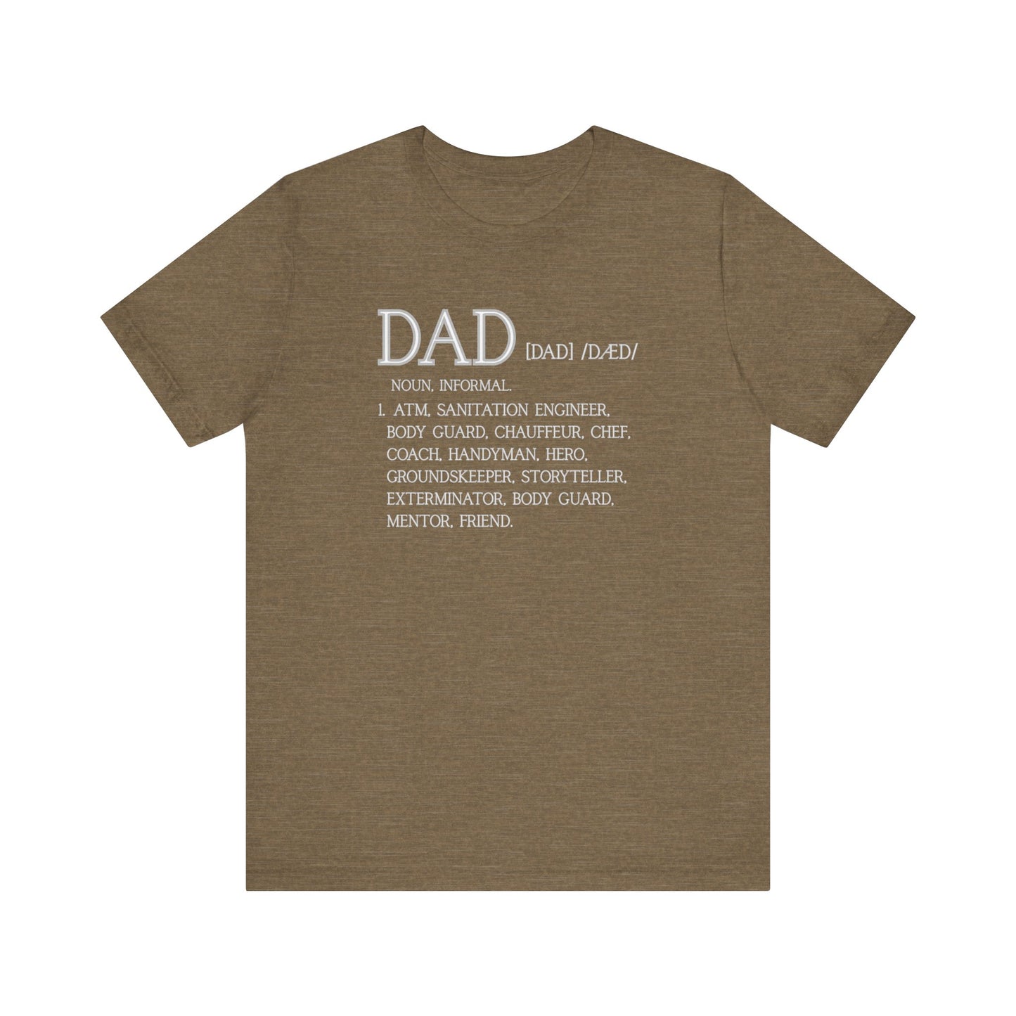 Cool Dad Definition Tee | Father's Day Gift, Unisex T-Shirt, Dad Humor Shirt, Gift for Him