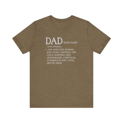Cool Dad Definition Tee | Father's Day Gift, Unisex T-Shirt, Dad Humor Shirt, Gift for Him