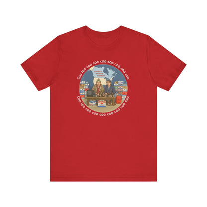 Coo Loo Coo Coo Coo Coo Coo - Cozy Retro Graphic Tee, Casual Unisex Shirt for Outdoors, Perfect Gift for Friends, Travel, Everyday Wear, Summer Fun