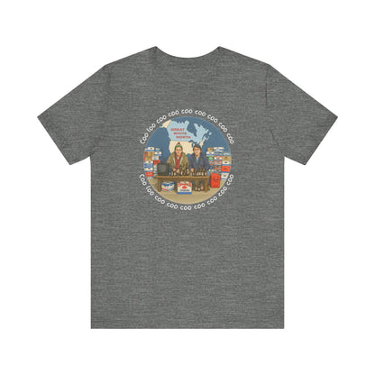 Coo Loo Coo Coo Coo Coo Coo - Cozy Retro Graphic Tee, Casual Unisex Shirt for Outdoors, Perfect Gift for Friends, Travel, Everyday Wear, Summer Fun