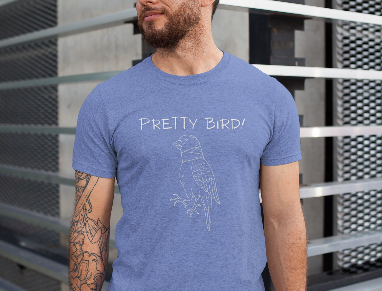 Pretty Bird! - Funny Movie Quote Tee, Film Lover Gift, Pop Culture Shirt, Classic Cinema Quote, Movie Buff Apparel