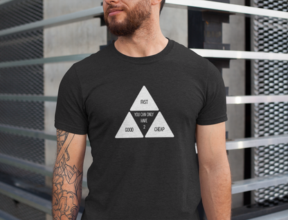 Good Fast Cheap You Can Only Have 2  - project management tee | work humor tee | funny engineer apparel | gift idea