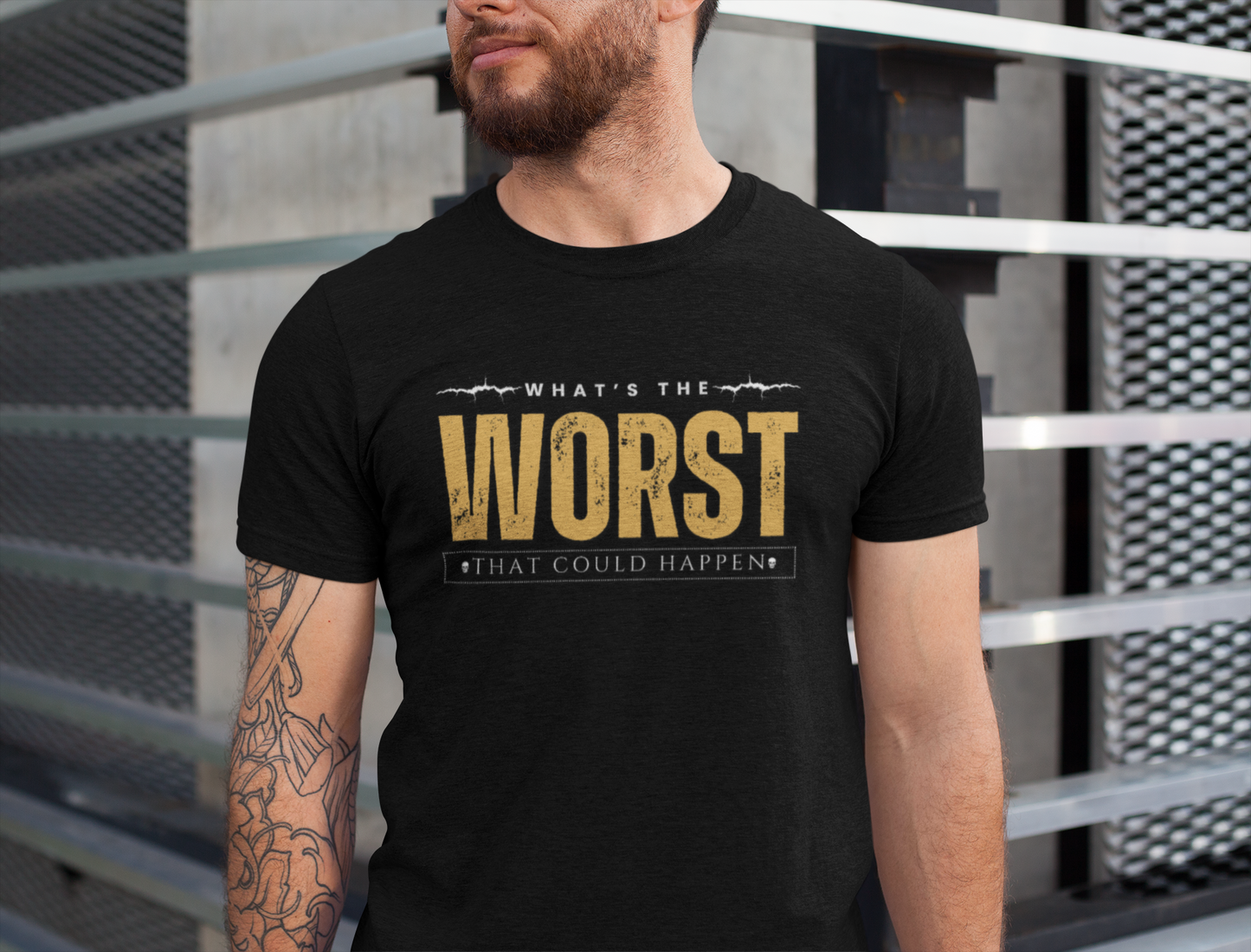 What's the Worst That Could Happen - Funny T-shirt, Humorous Tee, Sarcastic Shirt, Unisex Graphic Tee, Novelty Gift, Father's Day Gift