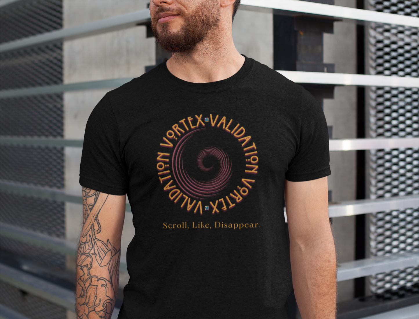 Validation Vortex Unisex Tee, Trendy Graphic T-Shirt, Casual Wear,Social Media Meme, Unique Gift for Friends, Mindfulness, Everyday Comfort