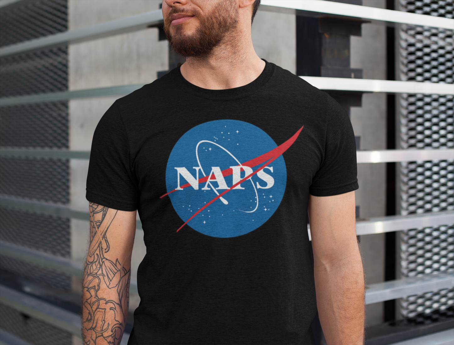 NASA Naps Unisex Tee, Funny Space Shirt, Gift for Astronomers, Space Lovers T-Shirt, Gift for Nap Lovers, Science Humor Apparel