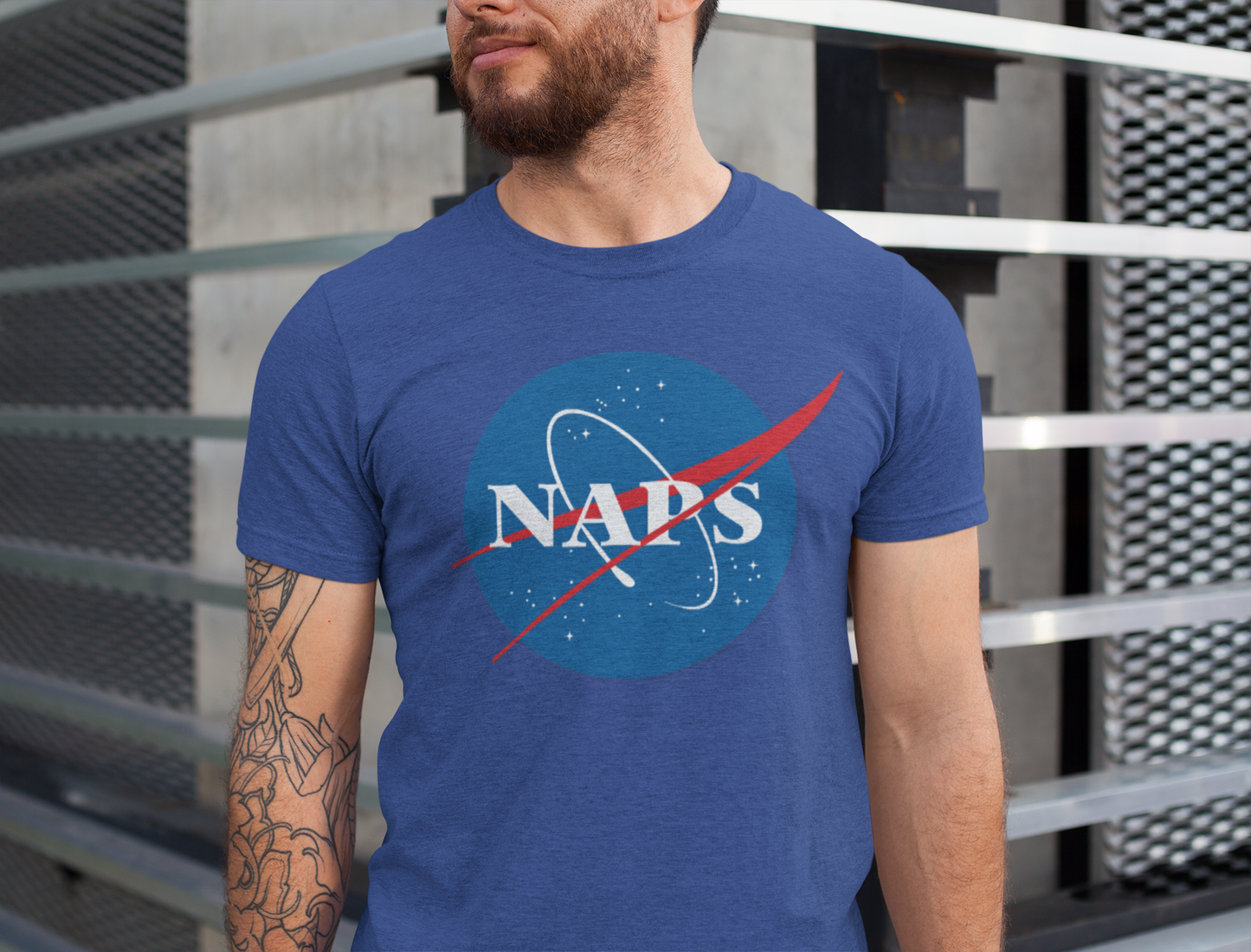 NASA Naps Unisex Tee, Funny Space Shirt, Gift for Astronomers, Space Lovers T-Shirt, Gift for Nap Lovers, Science Humor Apparel