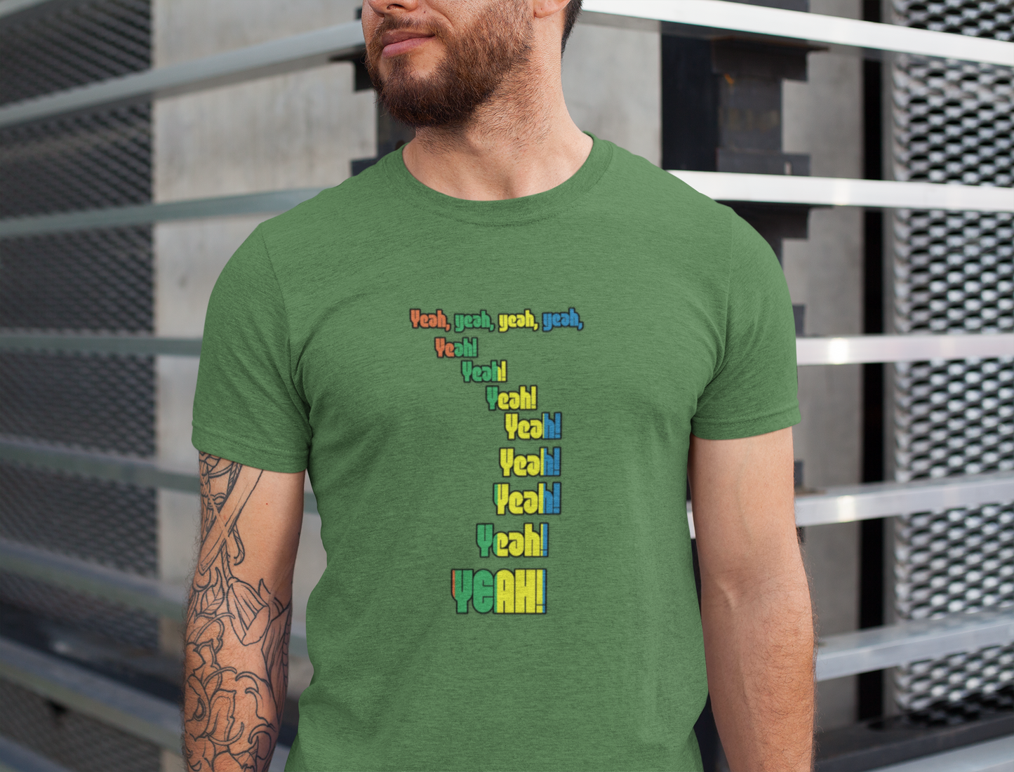 'Yeah!' Unisex Jersey Tee | Casual Wear, Music Lovers Gift, Festival Outfit, Everyday Comfort, Unisex T-Shirt