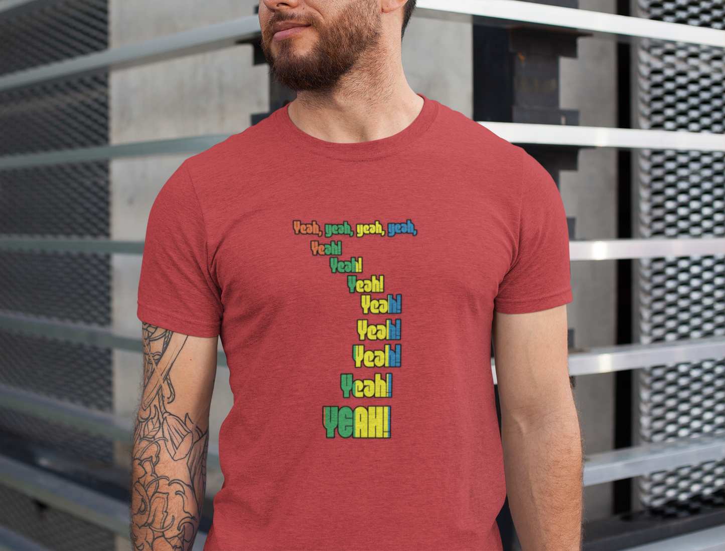 'Yeah!' Unisex Jersey Tee | Casual Wear, Music Lovers Gift, Festival Outfit, Everyday Comfort, Unisex T-Shirt