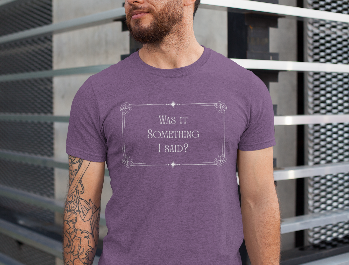"Was it Something I Said?" Funny Graphic Shirt, Gift for Friends, Silent Movie Tee, Humorous Apparel, Birthday Gift