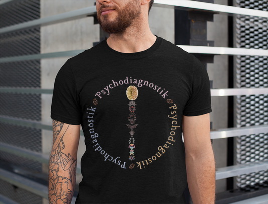 Psychodiagnostik Unisex Tee, Psychology Humor Graphic Shirt, Casual Everyday Wear, Gifts for Students, Unique Art T-Shirt