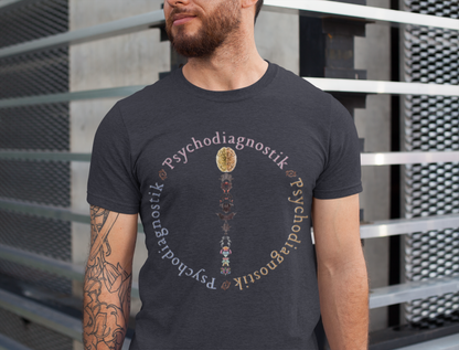 Psychodiagnostik Unisex Tee, Psychology Humor Graphic Shirt, Casual Everyday Wear, Gifts for Students, Unique Art T-Shirt