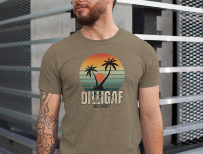 DILLIGAF since 1776 Tee- Unisex Jersey Short Sleeve Tee, Beachwear, Casual Summer Shirt, Gift for Any