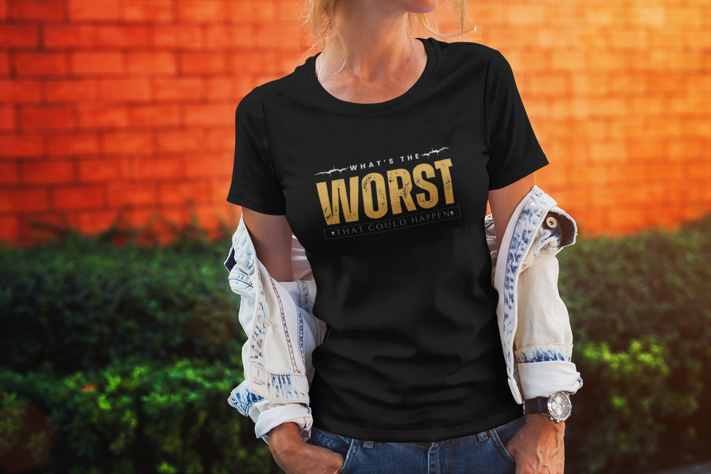 What's the Worst That Could Happen - Funny T-shirt, Humorous Tee, Sarcastic Shirt, Unisex Graphic Tee, Novelty Gift, Father's Day Gift