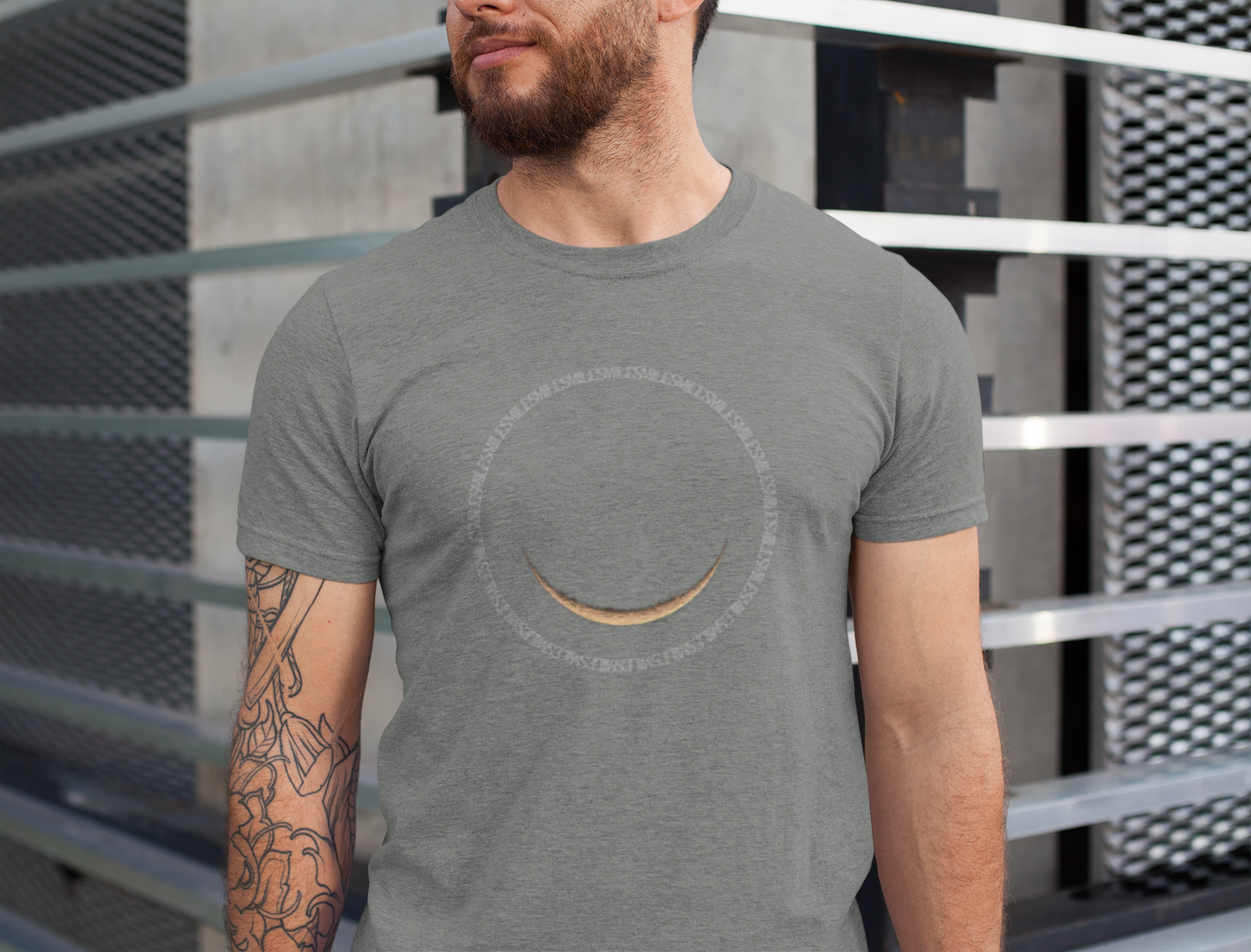 Smile Moon Unisex Jersey Tee | Comfortable Casual Wear, Everyday T-Shirt, Gift for Friends, Fun Summer Top, Cheerful Mood Shirt