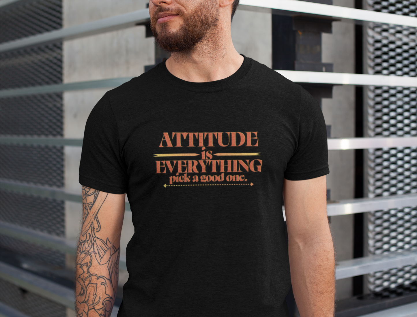 Attitude is Everything Pick a Good One Unisex Tee, Motivational T-Shirt, Casual Wear, Gift for Friends, Everyday Style
