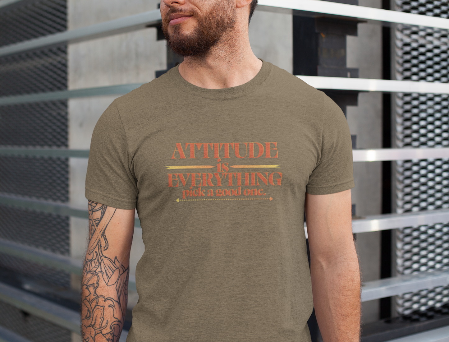 Attitude is Everything Pick a Good One Unisex Tee, Motivational T-Shirt, Casual Wear, Gift for Friends, Everyday Style