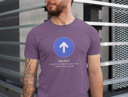 Fun Fact Unisex Tee: Perfect Gift for Friends, Quirky Humor Shirt, Casual Wear, Party Outfit, Unique Birthday Present