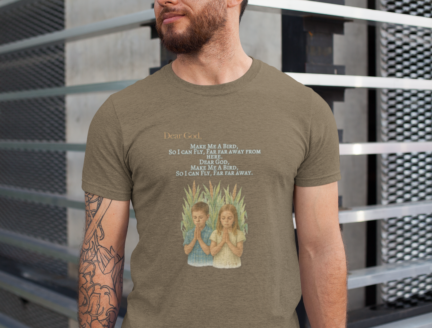 Dear God Unisex Tee | Inspirational Graphic Shirt | Faith-based Apparel | Movie Nerd Gift , Spiritual Journeys, Movie Quote Lover Gift