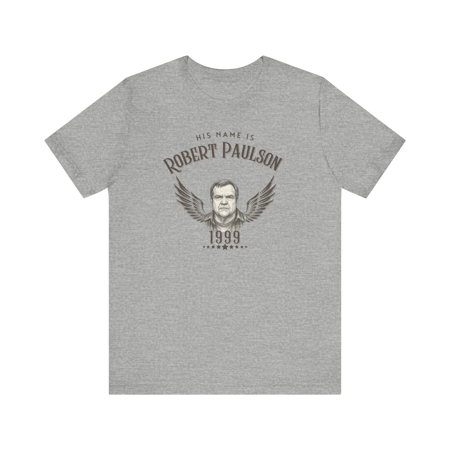 'His Name is Robert Paulson' Graphic Tee, Vintage-Inspired, Movie Buff Gift, Casual Wear, Gift for Him, Unique Birthday Gift, Crowd Favorite