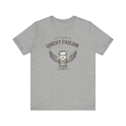 'His Name is Robert Paulson' Graphic Tee, Vintage-Inspired, Movie Buff Gift, Casual Wear, Gift for Him, Unique Birthday Gift, Crowd Favorite
