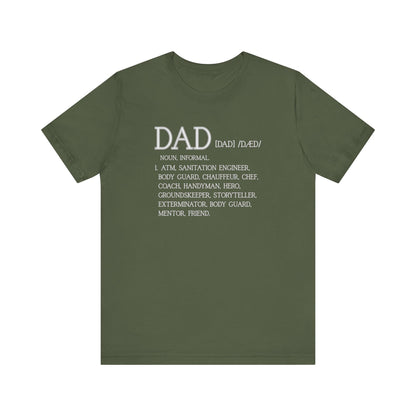 Cool Dad Definition Tee | Father's Day Gift, Unisex T-Shirt, Dad Humor Shirt, Gift for Him