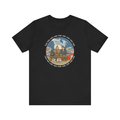 Coo Loo Coo Coo Coo Coo Coo - Cozy Retro Graphic Tee, Casual Unisex Shirt for Outdoors, Perfect Gift for Friends, Travel, Everyday Wear, Summer Fun