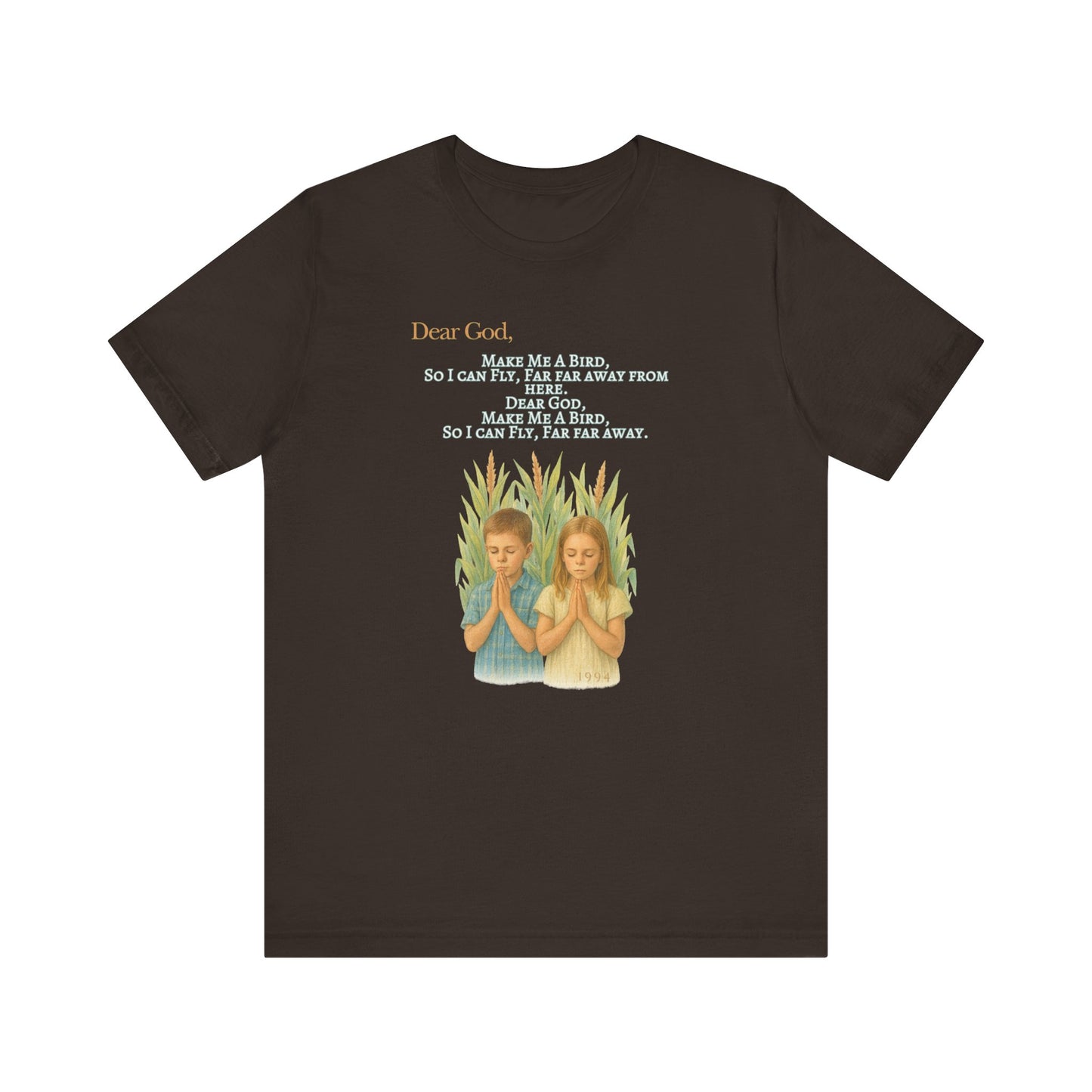 Dear God Unisex Tee | Inspirational Graphic Shirt | Faith-based Apparel | Movie Nerd Gift , Spiritual Journeys, Movie Quote Lover Gift