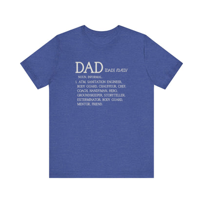Cool Dad Definition Tee | Father's Day Gift, Unisex T-Shirt, Dad Humor Shirt, Gift for Him